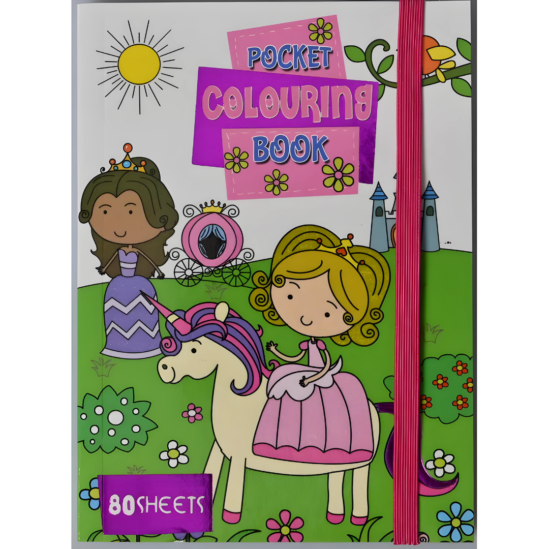 POCKET COLORING BOOK PRINCESSES OR BOOK ANIMALS