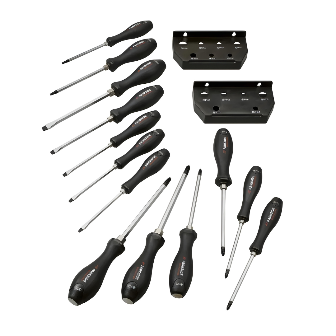 PARKSIDE PERFORMANCE 15-Piece Chisel Screwdriver Set