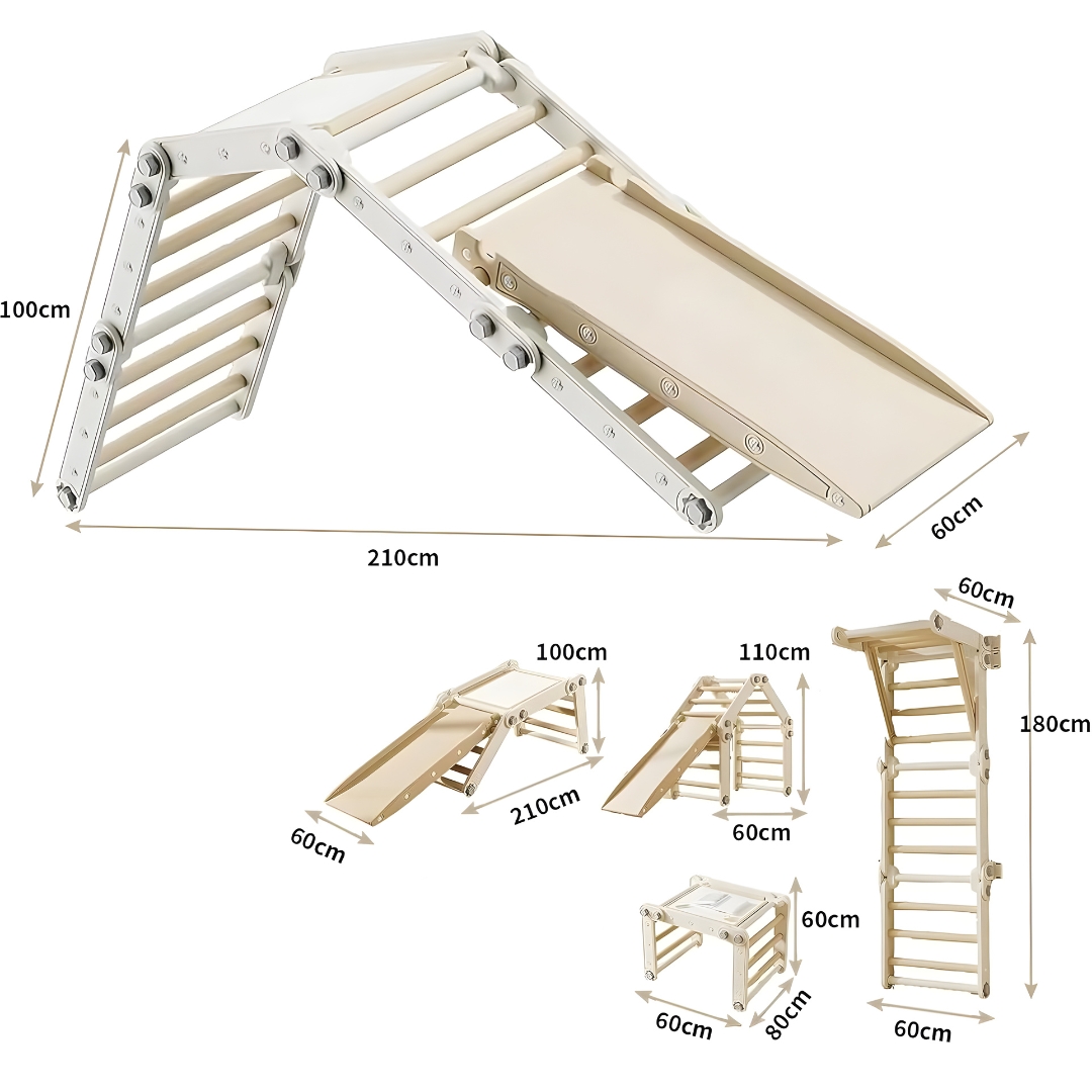 Toddler Indoor Gym Playset Climb And Slide