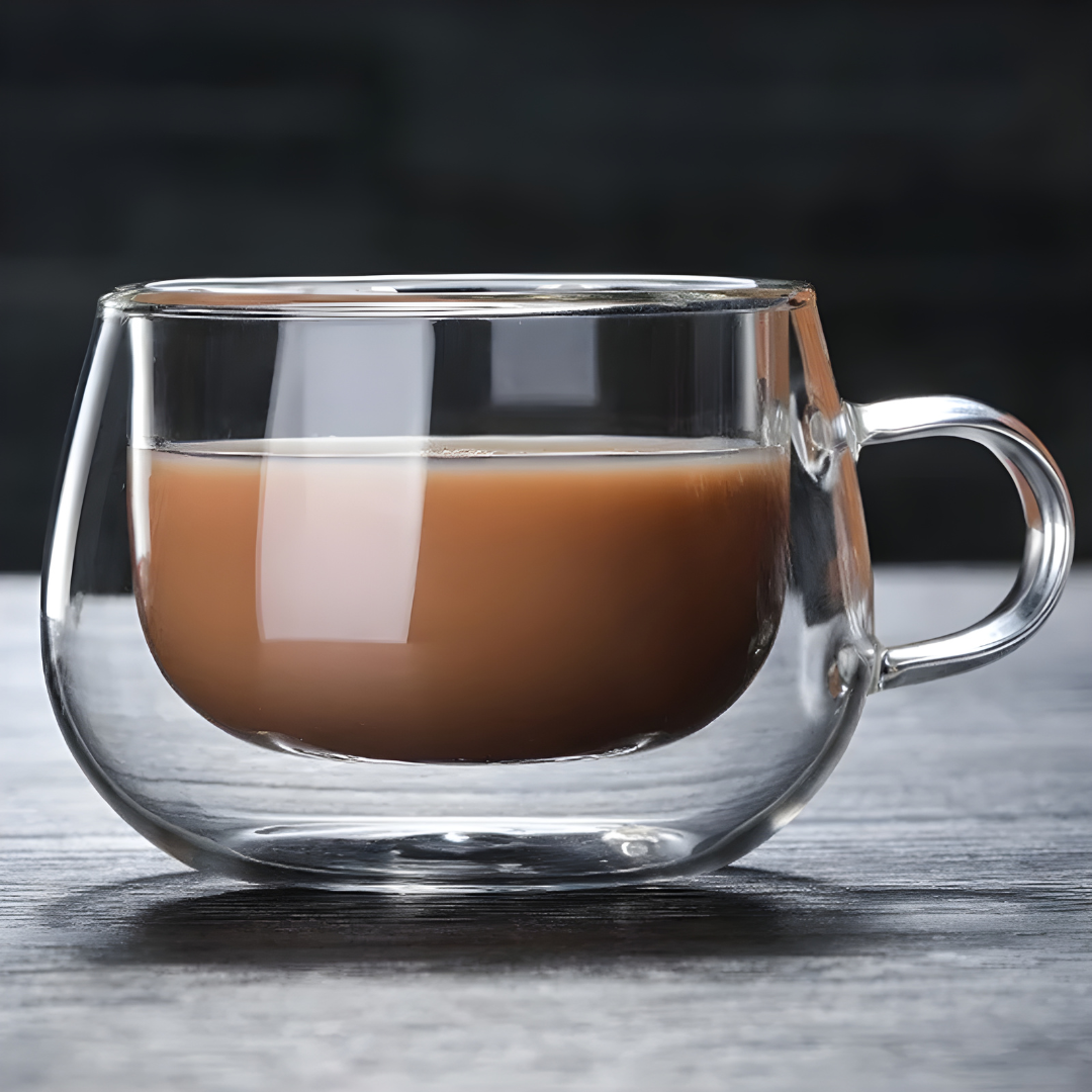 150ml Double Wall Transparent Coffee Cup