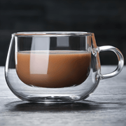 Double Wall Transparent Coffee Cup | European Household