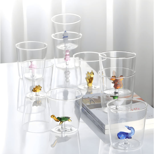 Borosilicate 3D Glass Tumbler | European Household