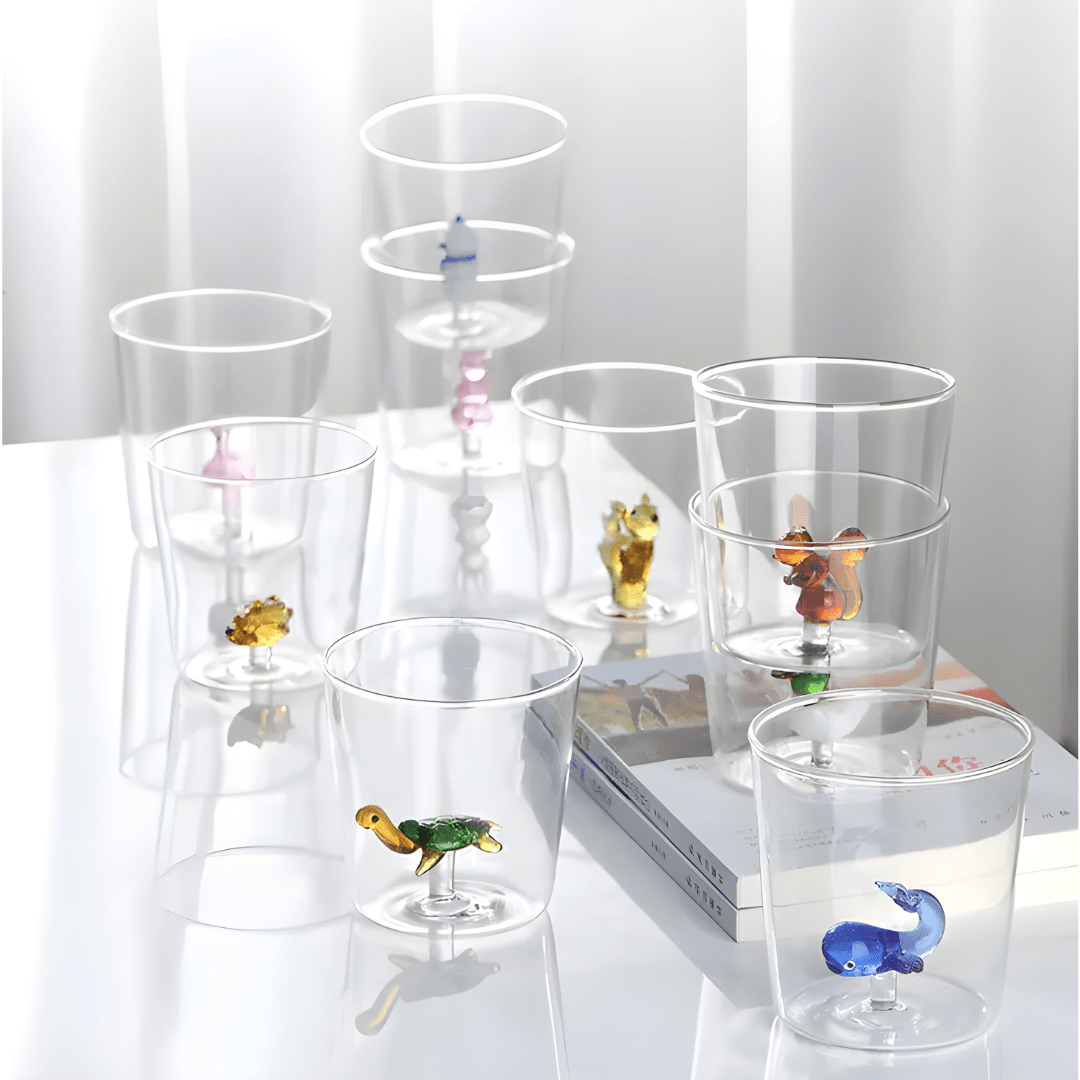 Borosilicate 3D Glass Tumbler | European Household