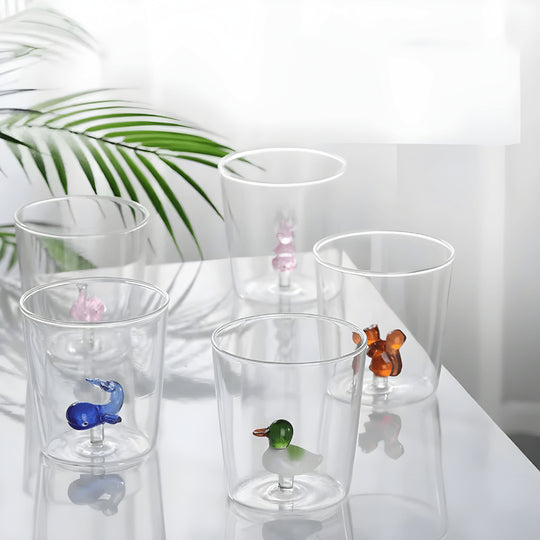 Borosilicate 3D Glass Tumbler | European Household