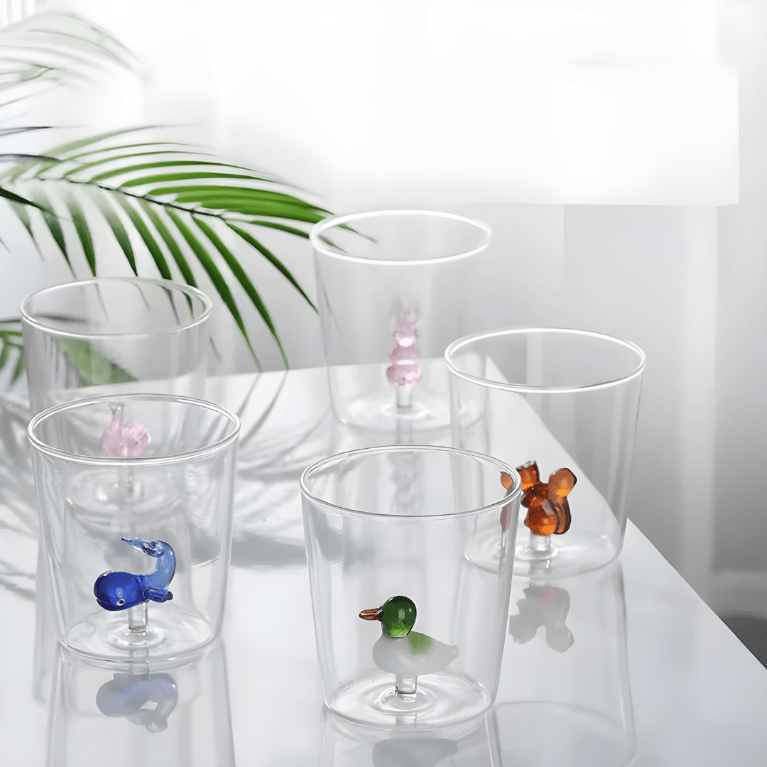 Borosilicate 3D Glass Tumbler | European Household