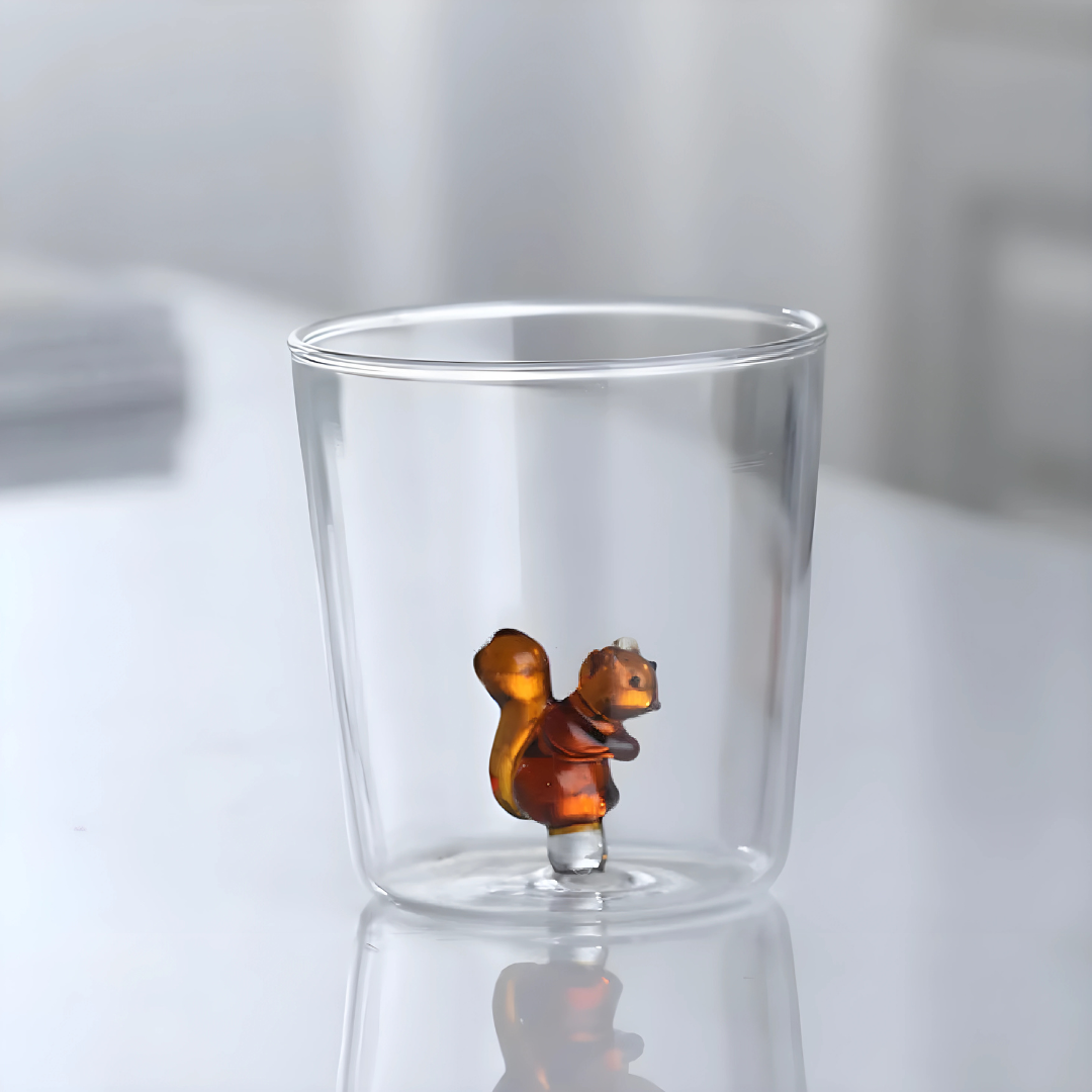 Borosilicate 3D Glass Tumbler 300ML