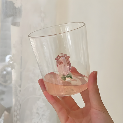 Borosilicate 3D Glass Tumbler 300ML