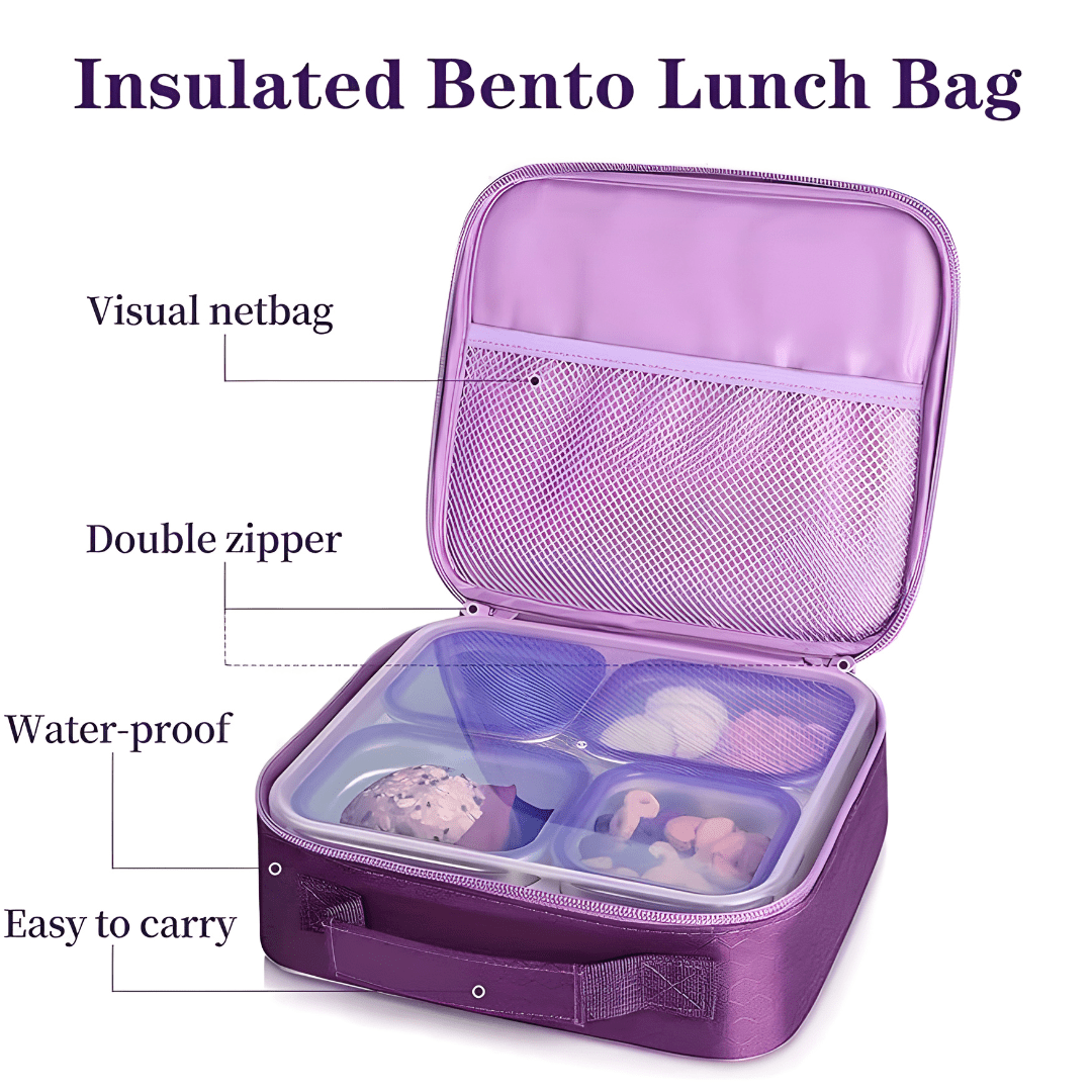 Bento Lunch Box with Insulated Bag | European Household