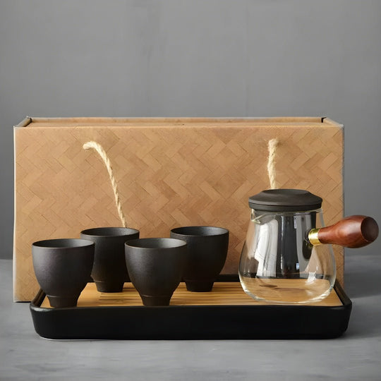 Japanese Tea Set with Tray | European Household

