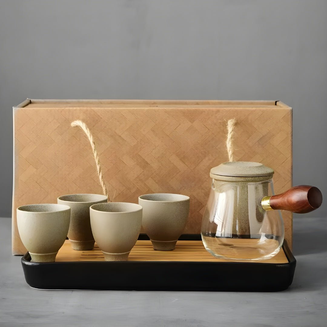 Japanese Tea Set with Tray | European Household

