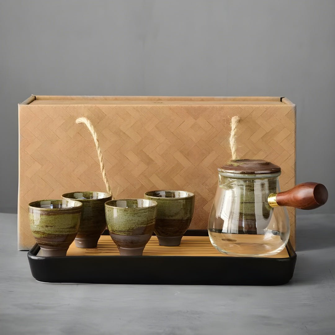 Japanese Tea Set with Tray | European Household

