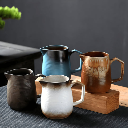 Premium Handmade Stoneware Coffee Jug – European Household - Lebanon