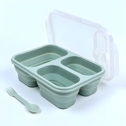 Kids Collapsible BPA-Free Silicone Lunch Box