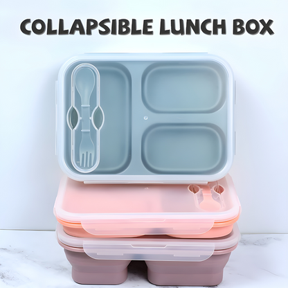 Kids Collapsible BPA-Free Silicone Lunch Box