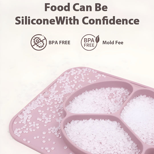 Premium siliconen peuterbord met zuignap