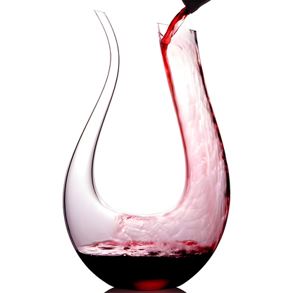 Premium 1200ml Handmade Lead-Free Crystal Wine Decanter