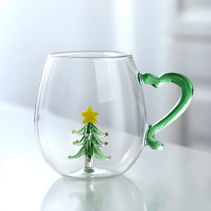 3D Creative Glass Mug 350ml