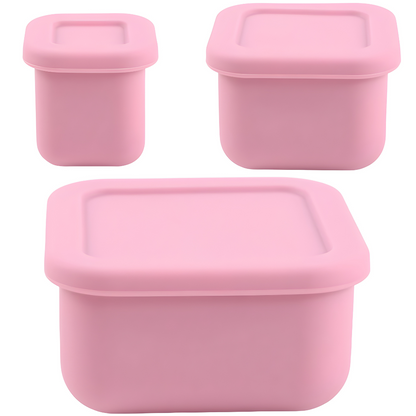 BPA-Free Mini Silicone Kids Snack Set