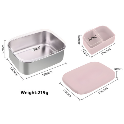 Leakproof Stainless Steel Kids Bento Box