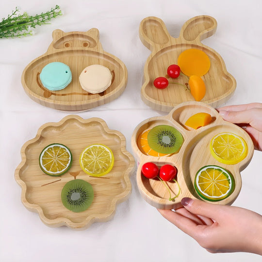 BPA-Free Bamboo Animal Feeding Set – European Household - Lebanon