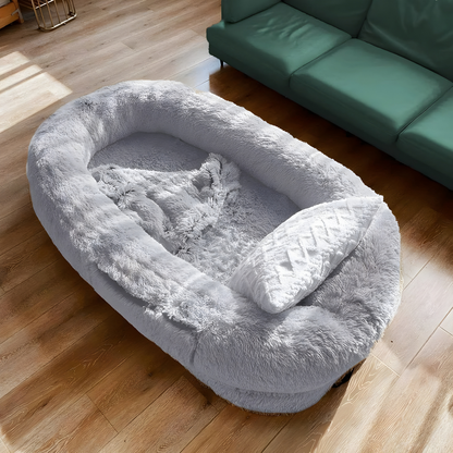 Premium Orthopedic Human Dog Bed with Plush Comfort