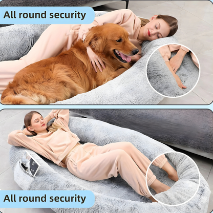 Premium Orthopedic Human Dog Bed with Plush Comfort