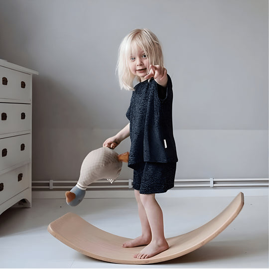 Curved Wooden multi-function Balance Board –European Household-Lebanon