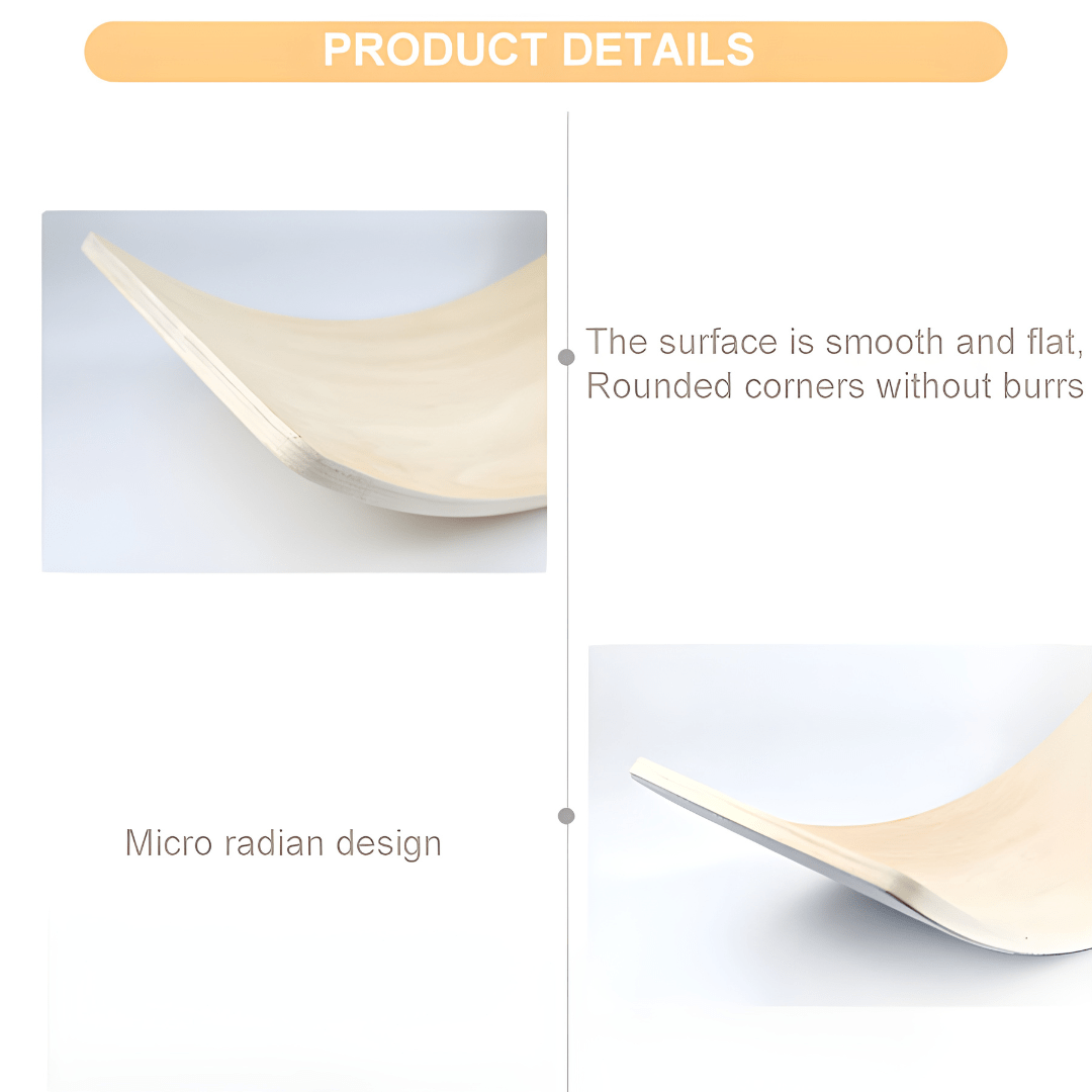 Curved Wooden multi-function Balance Board –European Household-Lebanon