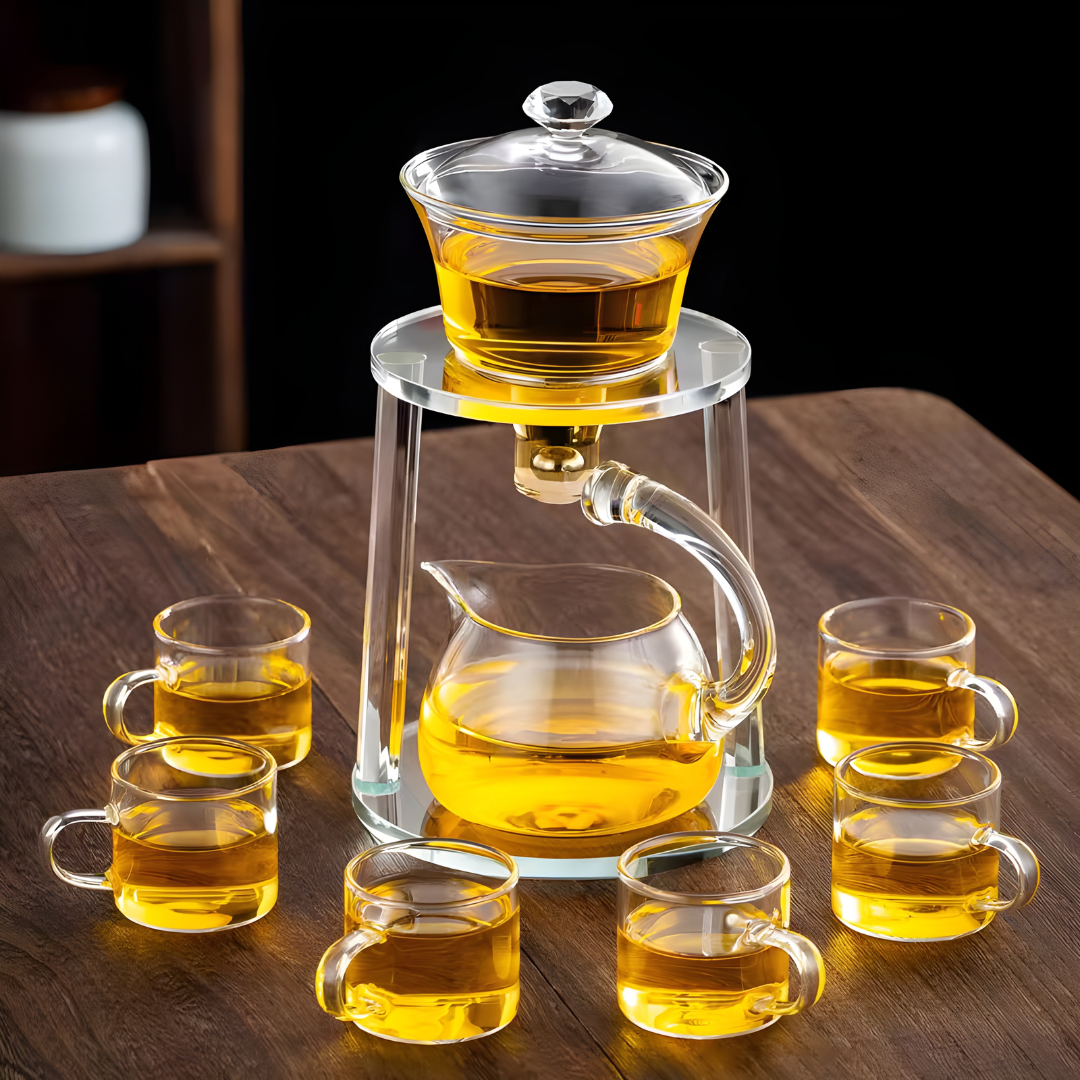 Beautiful Full Set Premium Glass Teapot Collection