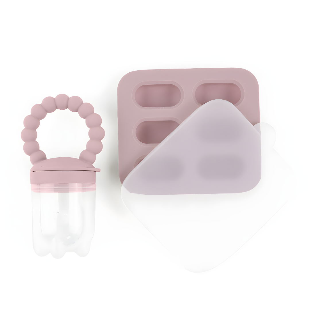 Eco-Friendly Silicone Ice Cube and Pacifier Set