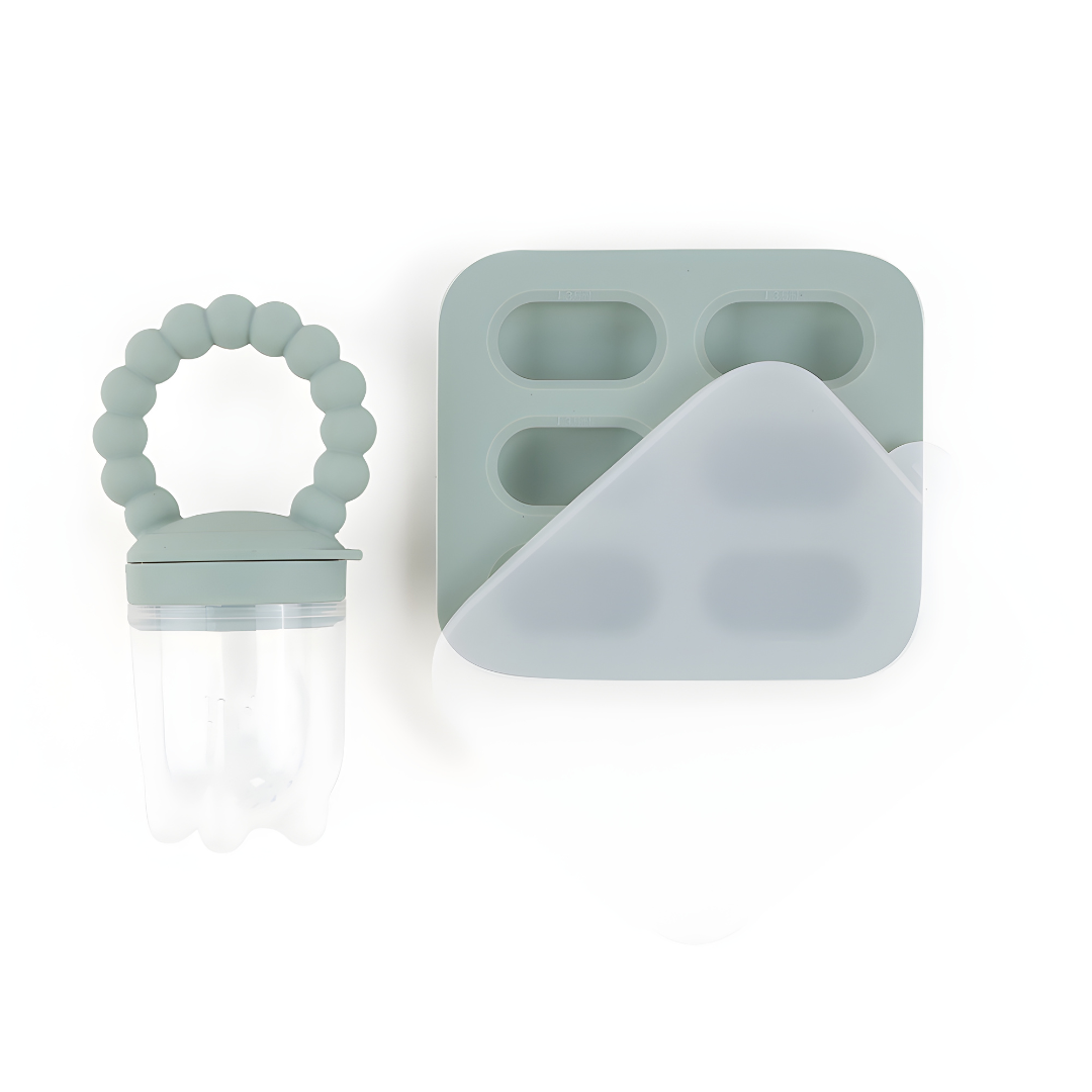 Eco-Friendly Silicone Ice Cube and Pacifier Set