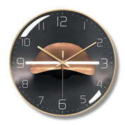 Modern Wall Clock with 3D Glass – European Household -Lebanon