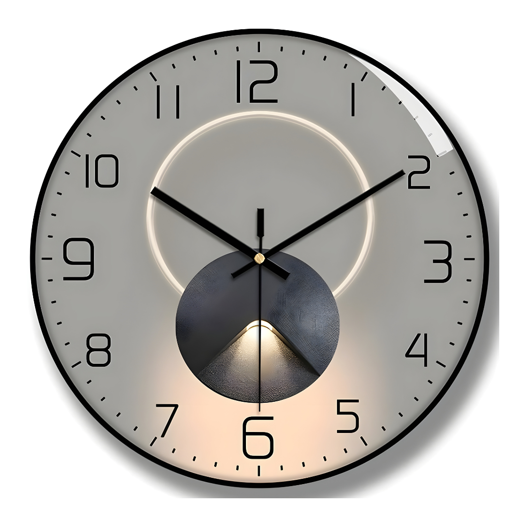 Modern Ultra-Thin Silent Wall Clock Design