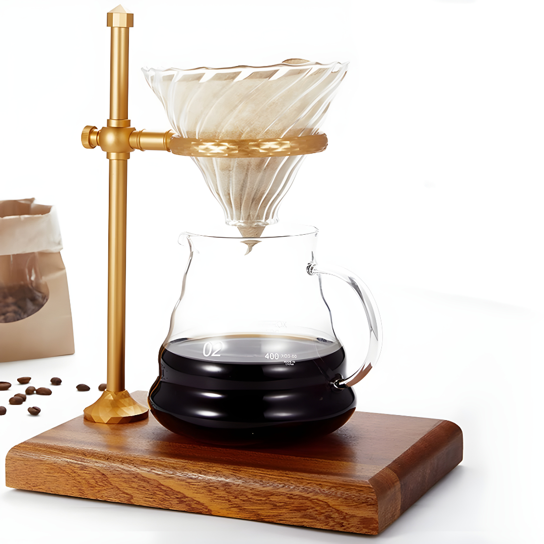 Premium Adjustable Pour-Over Coffee Dripper Stand Set