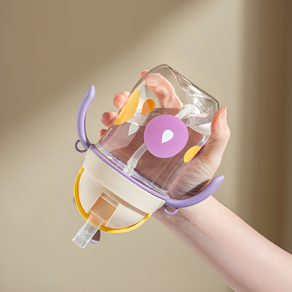 Airplane-Shaped BPA-Free Baby Straw Cup 250ML