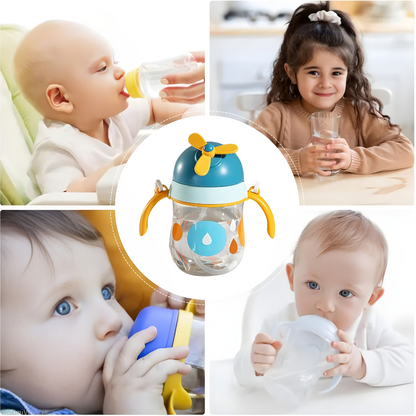 Airplane-Shaped BPA-Free Baby Straw Cup 250ML