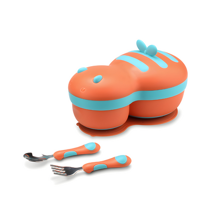 YOBOX Premium Little Bee Baby Feeding Set