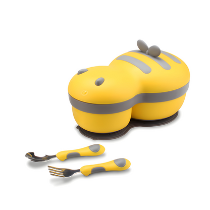 YOBOX Premium Little Bee Baby Feeding Set