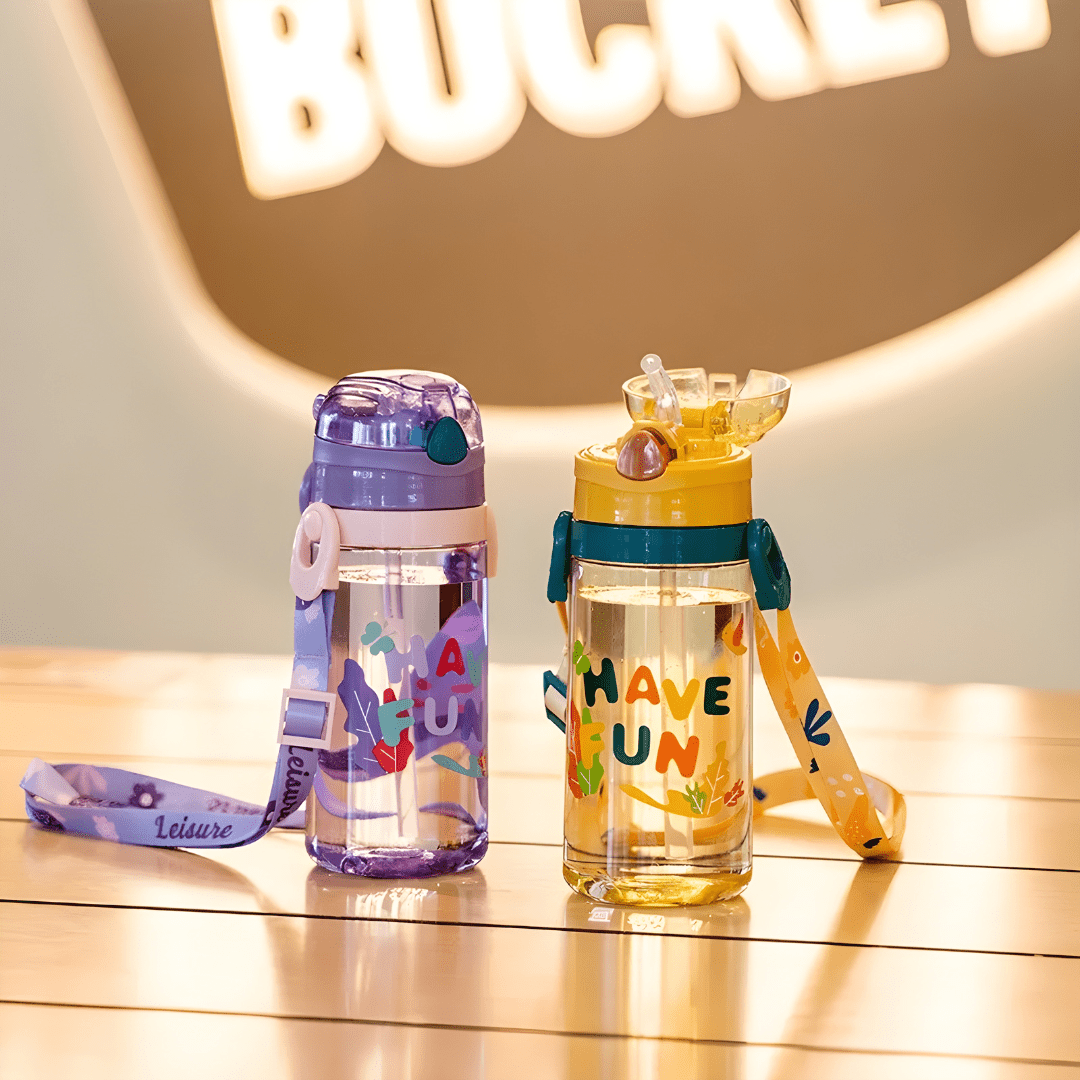520ml BPA-Free Kids Water Bottle with Straw | Lebanon