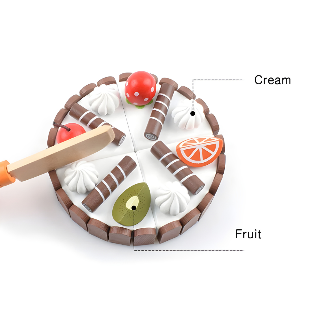 Wooden Magnetic Cake Set 3 Years +