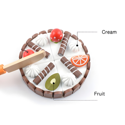 Wooden Magnetic Cake Set 3 Years +