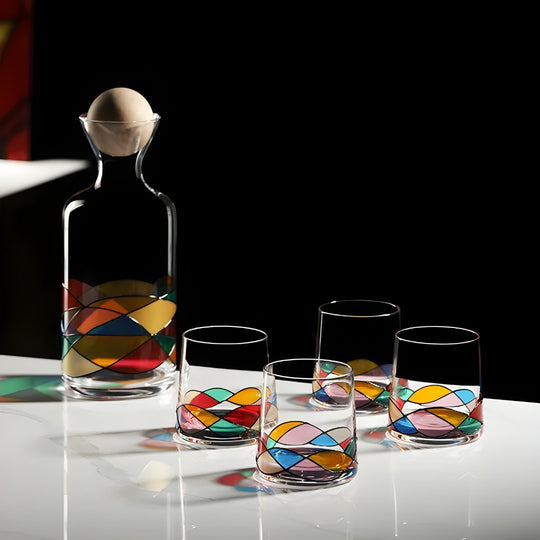 Levendige Elegantie Glazen Kannenset 1200ML