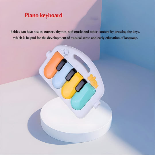 Eco-friendly Kick & Play Piano Gym 0–36 months – colorful baby play mat with piano and toys