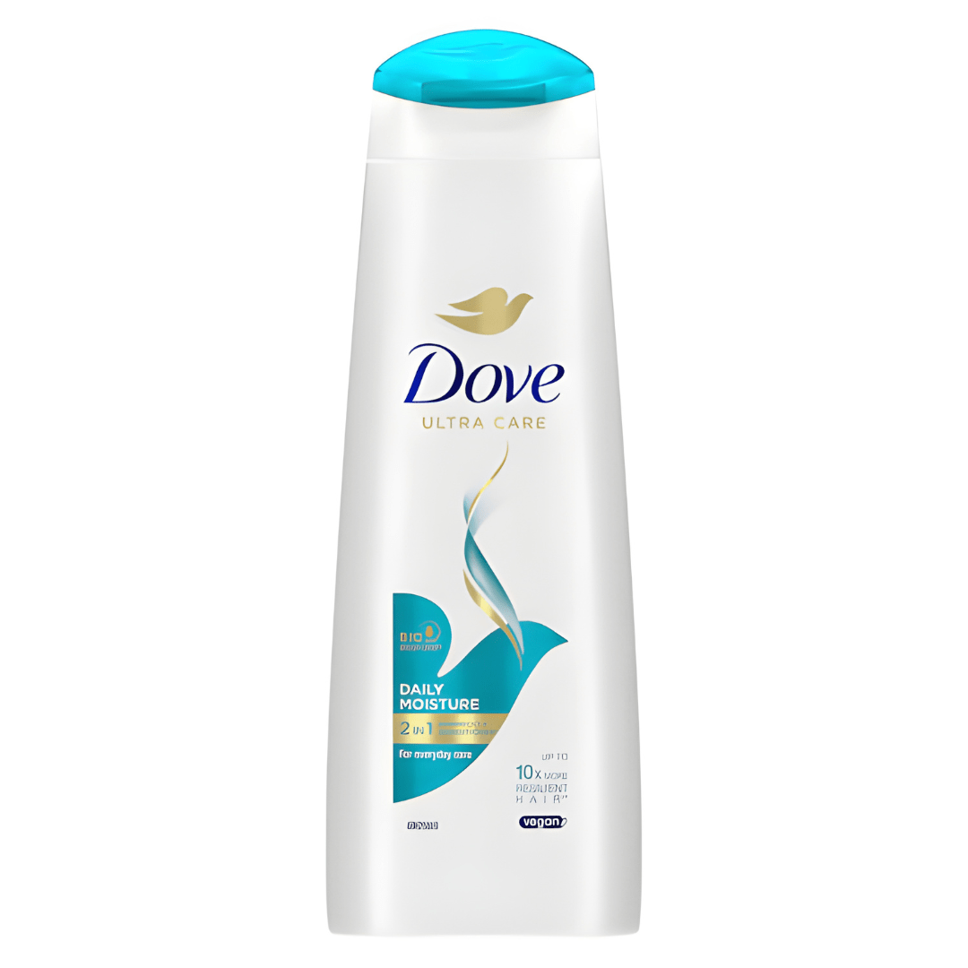 Dove Daily Moisture 2in1 Shampoo and Conditioner 400ml – Made in UK – For Lebanon Market