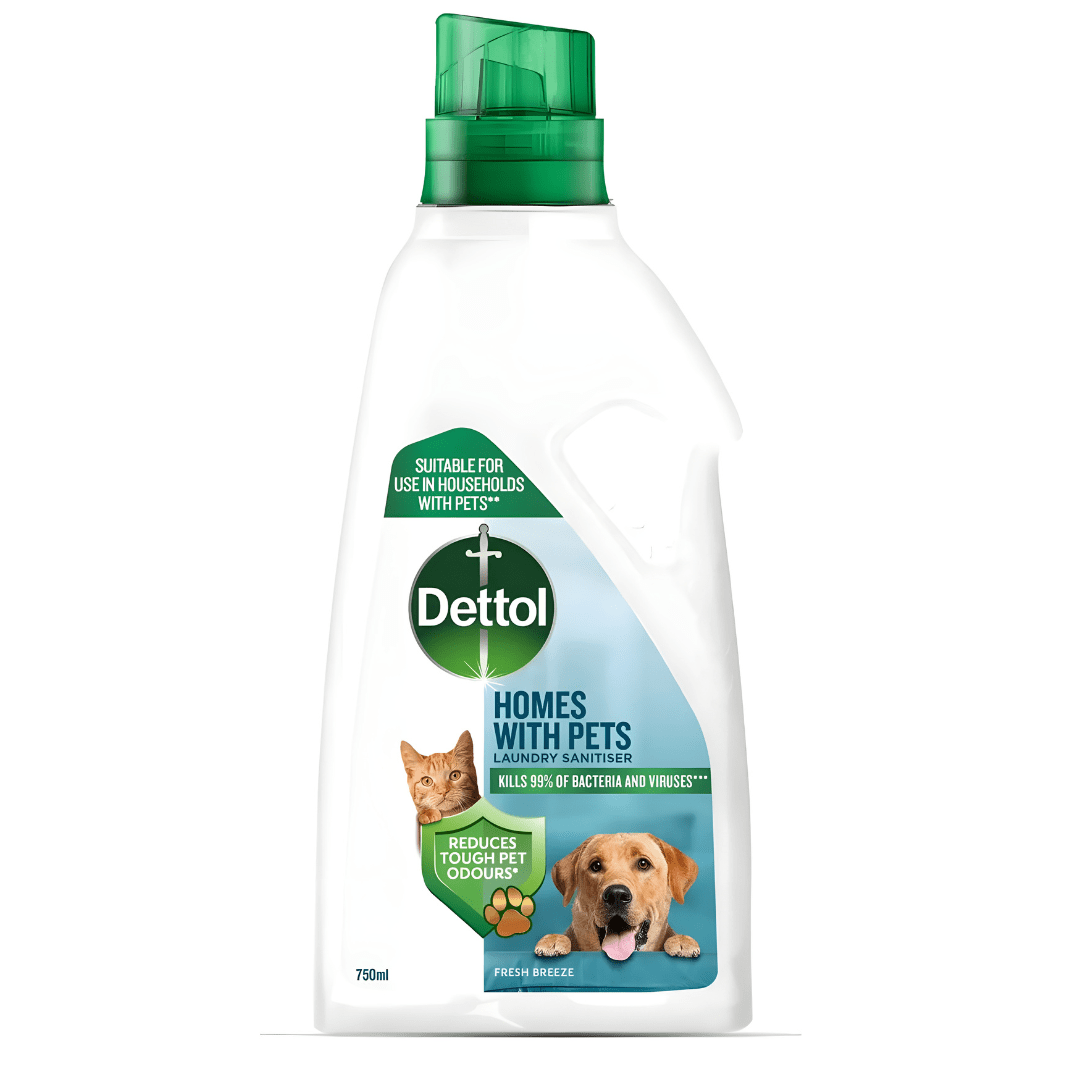 Dettol Laundry Sanitiser for Homes With Pets 750ml – UK Made