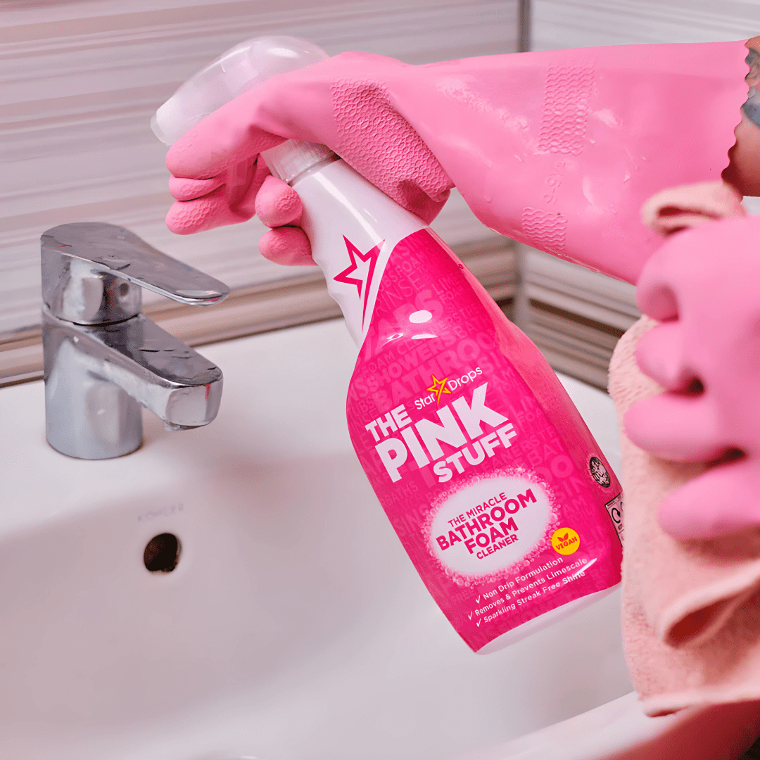 The Pink Stuff Bathroom Foam Cleaner 850ml – UK Made