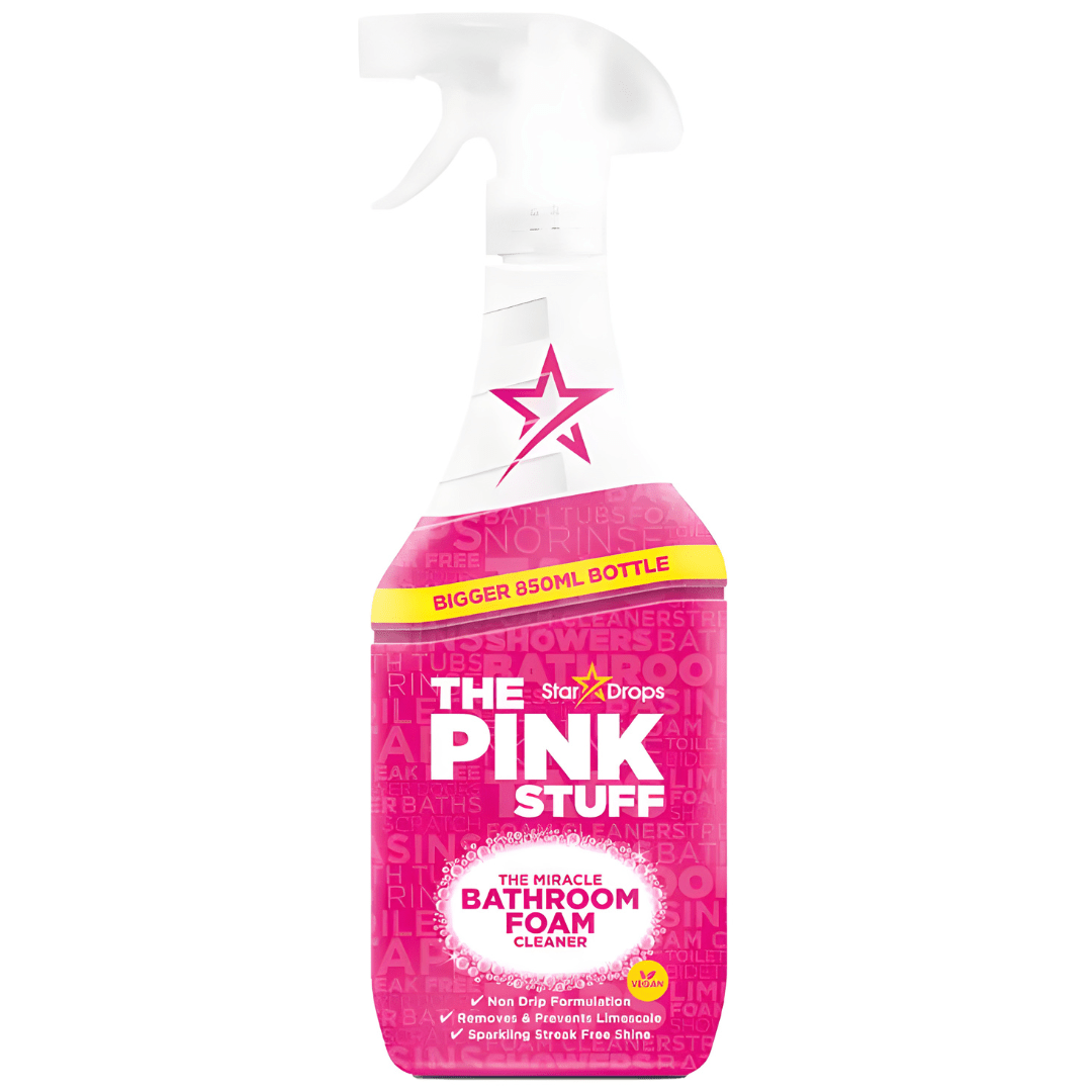 The Pink Stuff Bathroom Foam Cleaner 850ml – UK Made