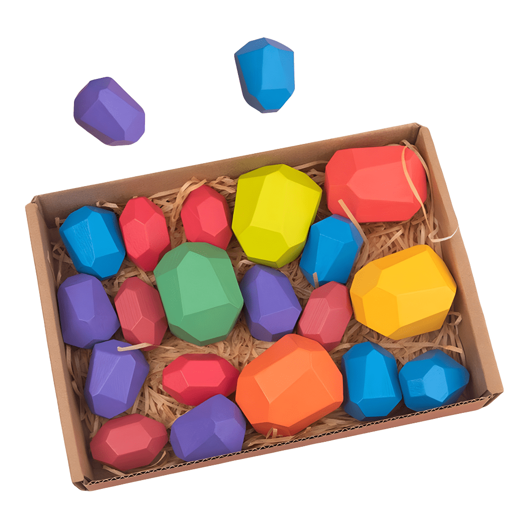 Creative 20-piece Wooden Balancing Puzzle Blocks for Kids – Educational Toy Set
