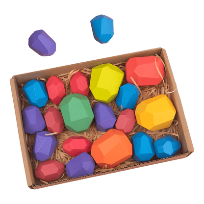 Creative 20-piece Wooden Balancing Puzzle Blocks for Kids – Educational Toy Set