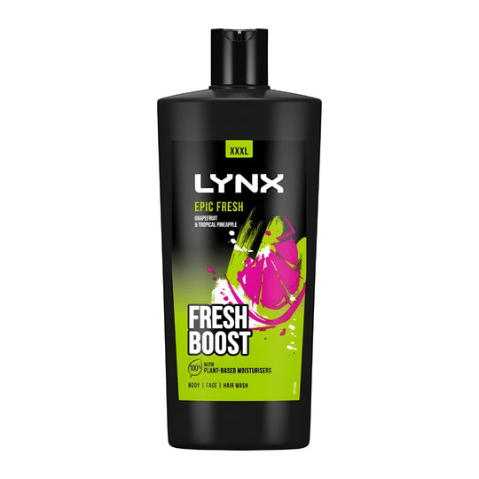 Lynx 3-in-1 Shower Gel 700ml – Grapefruit & Pineapple – EU Made